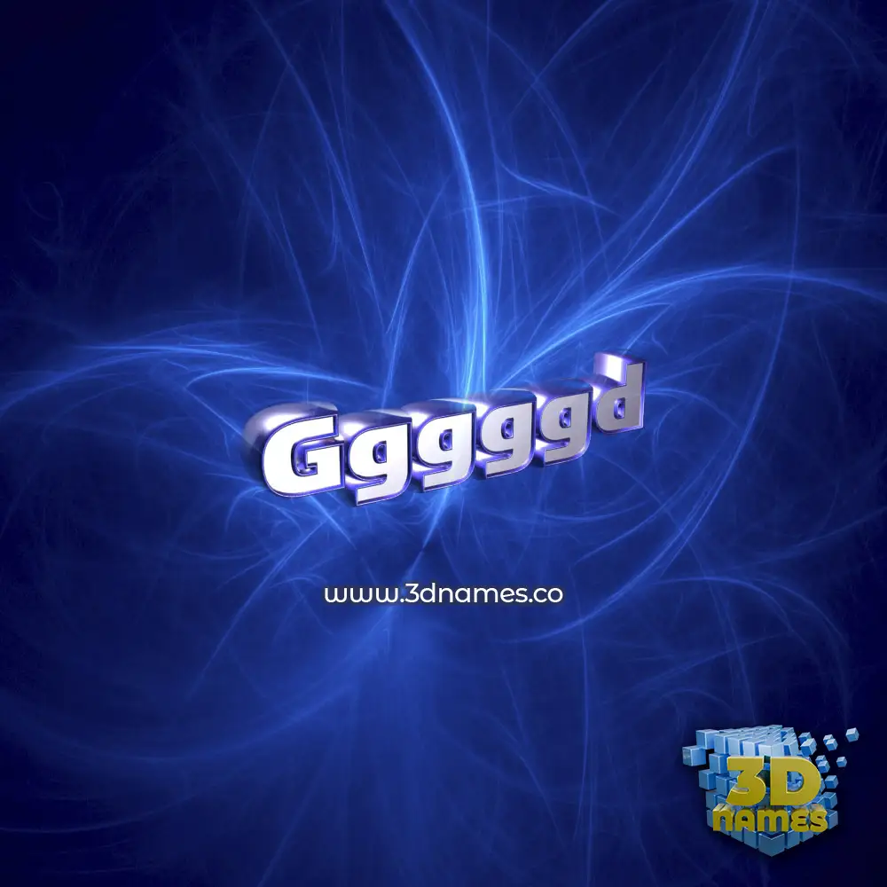 gggggd in Plasma style - 3D name wallpaper