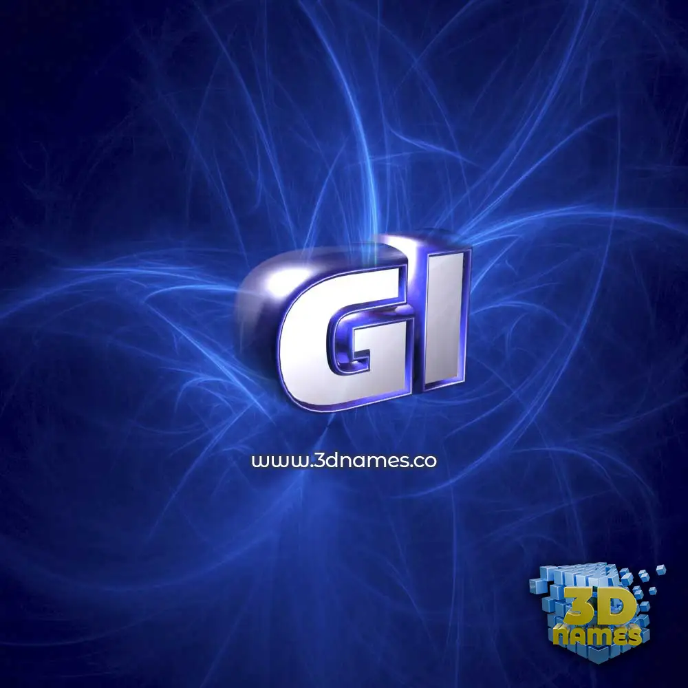 gl in Plasma style - 3D name wallpaper