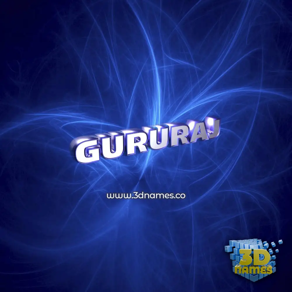 gururaj in Plasma style - 3D name wallpaper