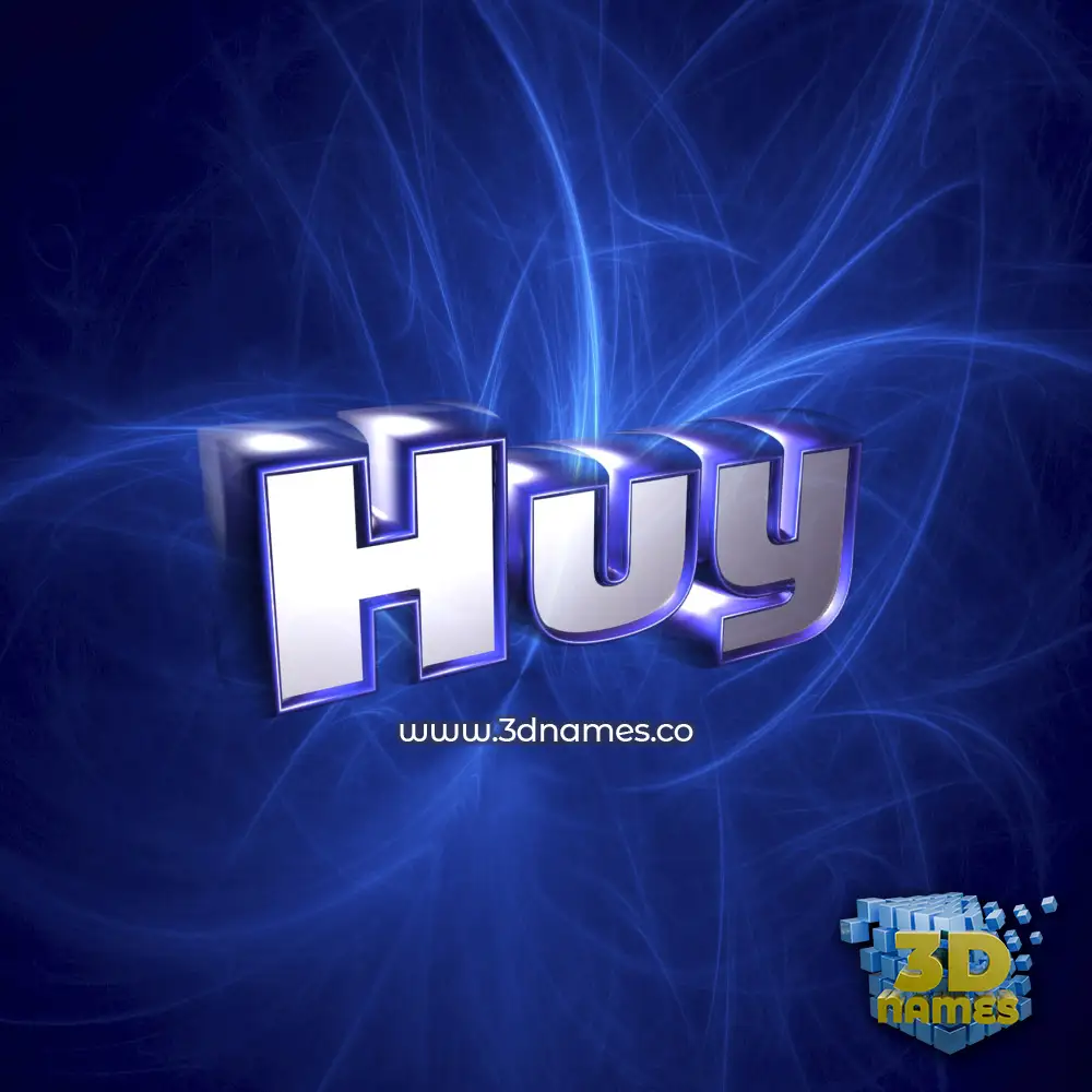 huy in Plasma style - 3D name wallpaper