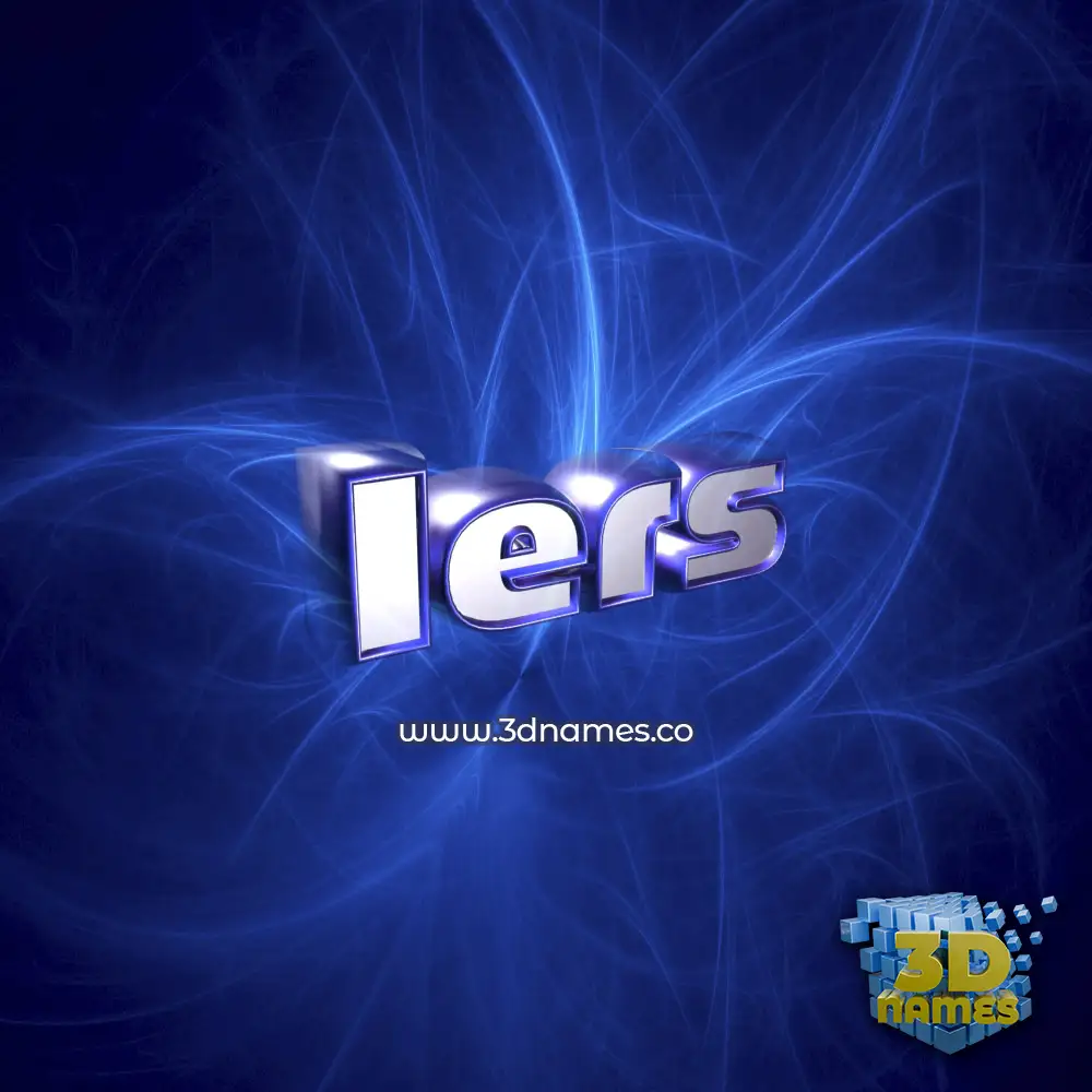 iers in Plasma style - 3D name wallpaper