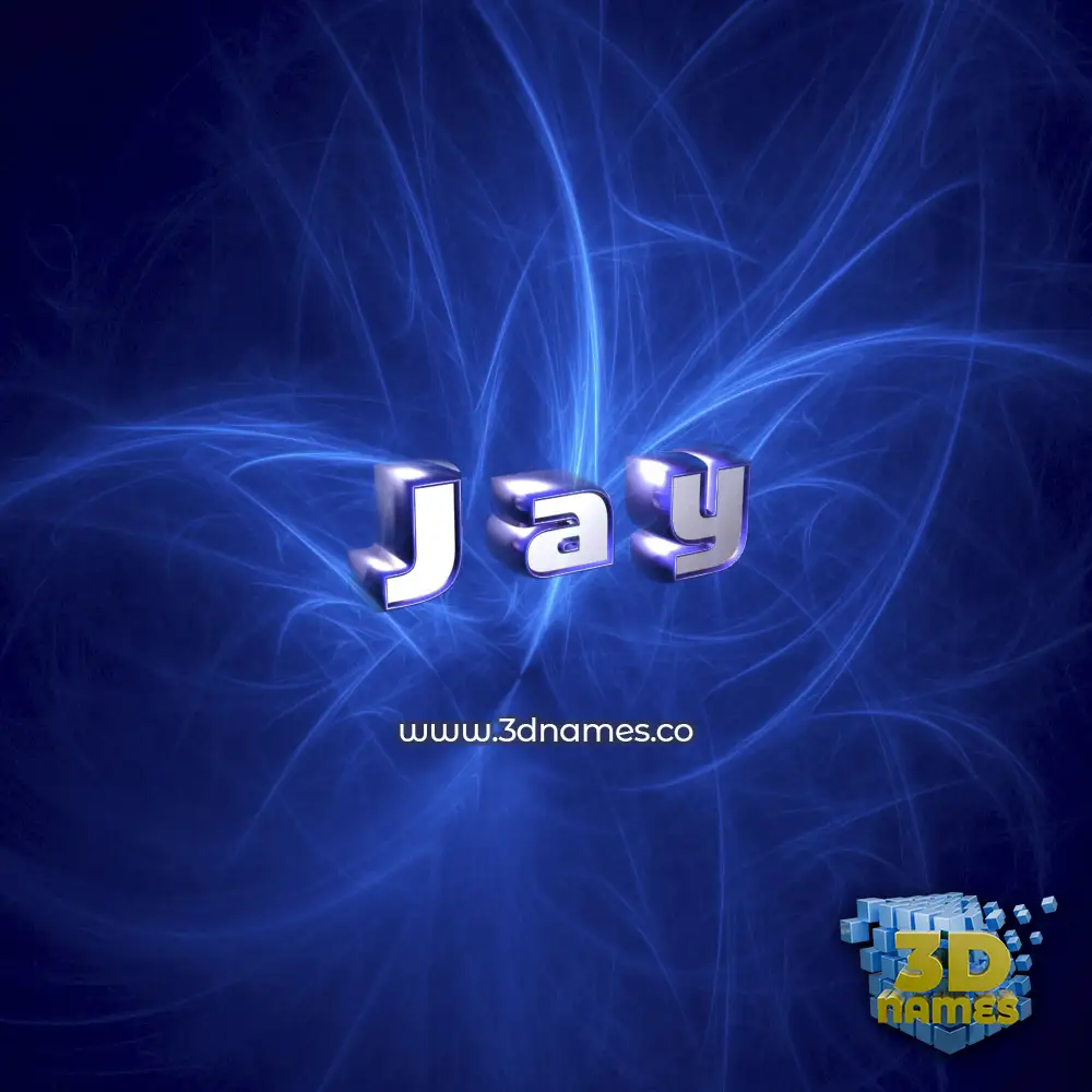j a y in Plasma style - 3D name wallpaper