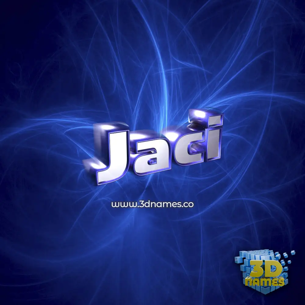 jaci in Plasma style - 3D name wallpaper