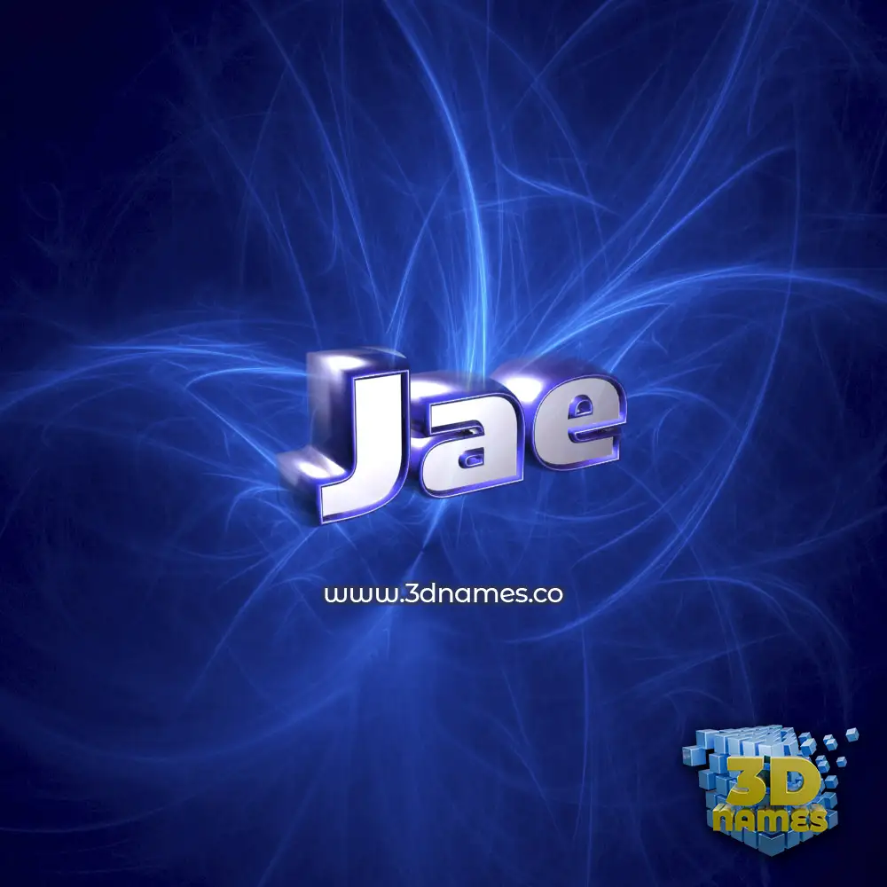 jae in Plasma style - 3D name wallpaper