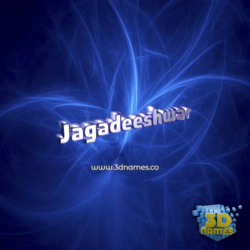 jagadeeshwar in Plasma style - 3D name wallpaper