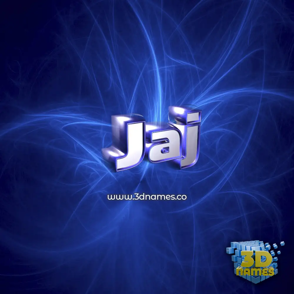 jaj in Plasma style - 3D name wallpaper