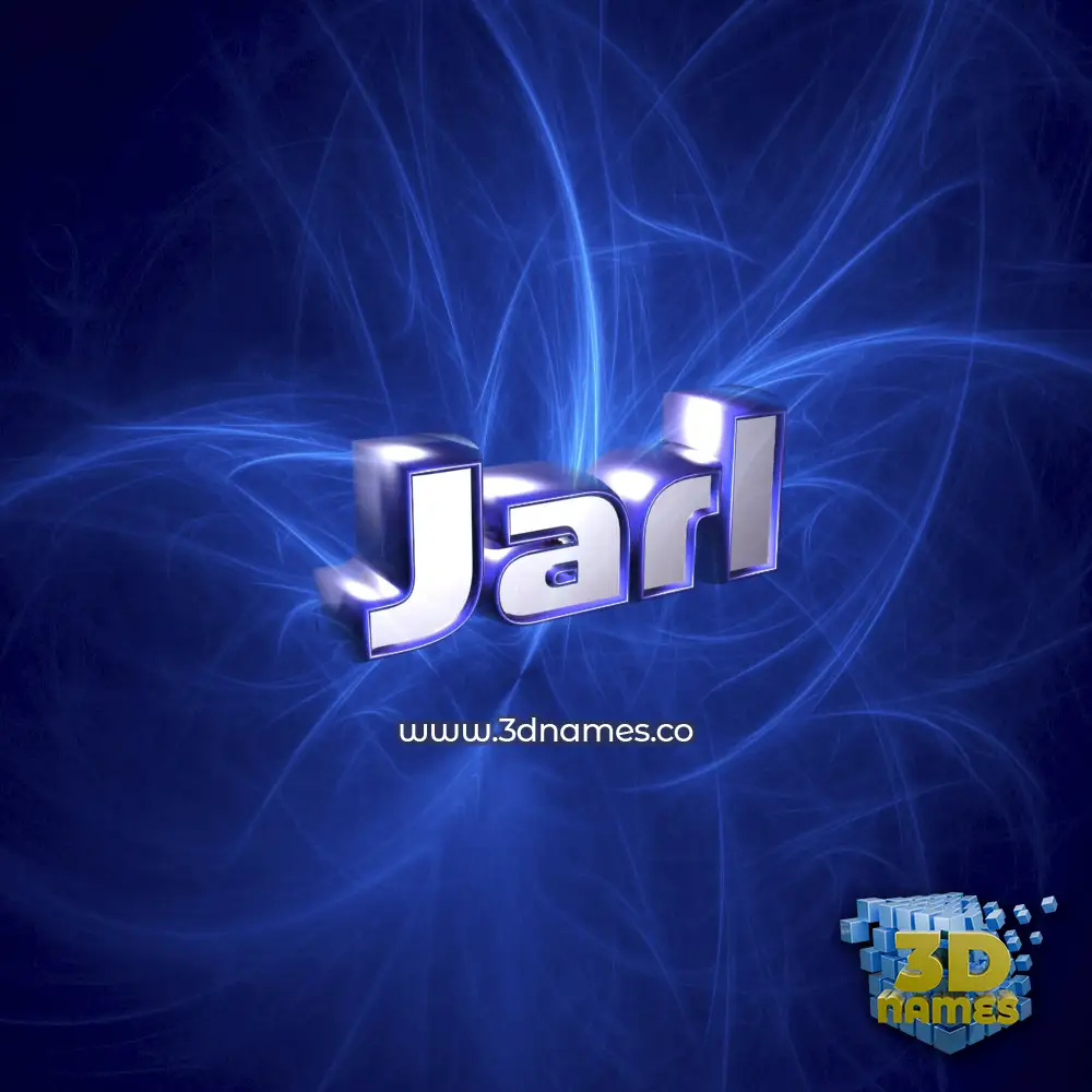 jarl in Plasma style - 3D name wallpaper
