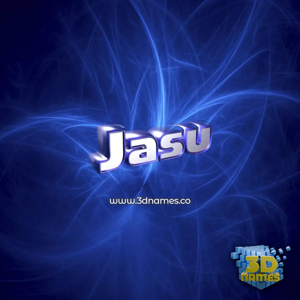 jasu in Plasma style - 3D name wallpaper