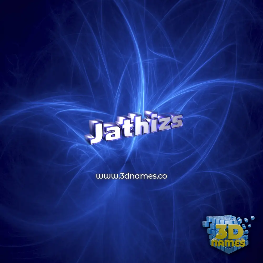 jathizs in Plasma style - 3D name wallpaper