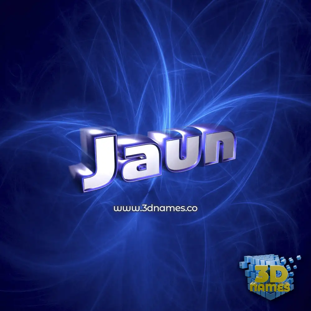 jaun in Plasma style - 3D name wallpaper