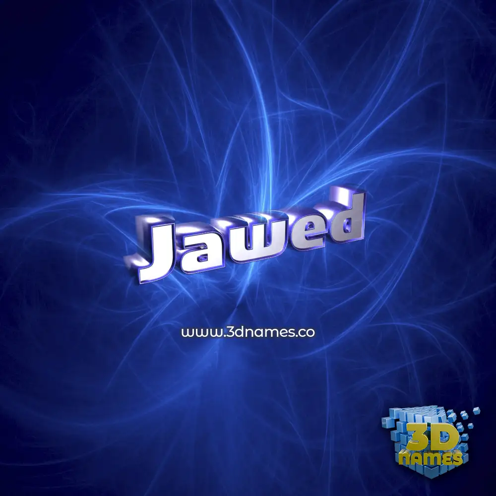 jawed in Plasma style - 3D name wallpaper