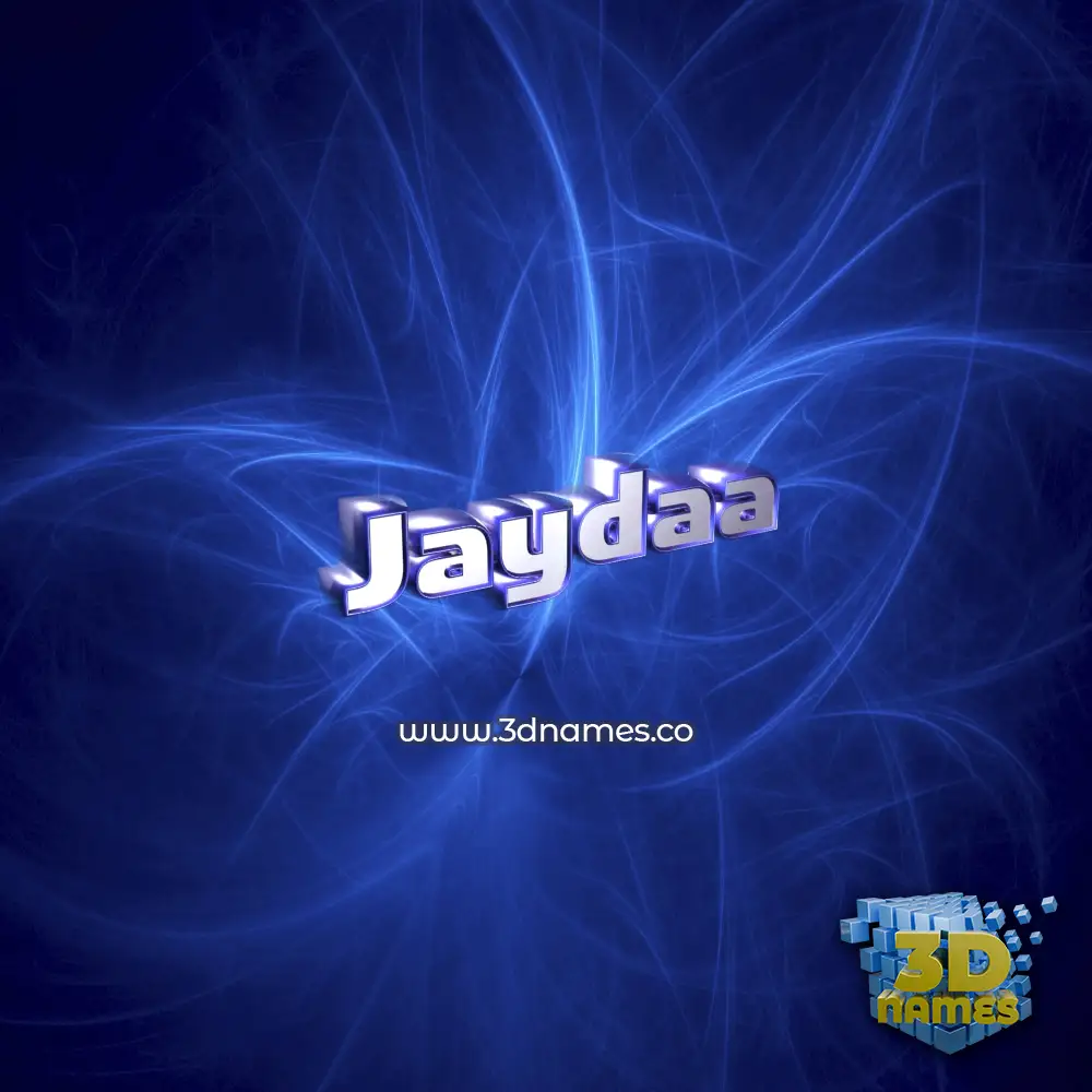 jaydaa in Plasma style - 3D name wallpaper