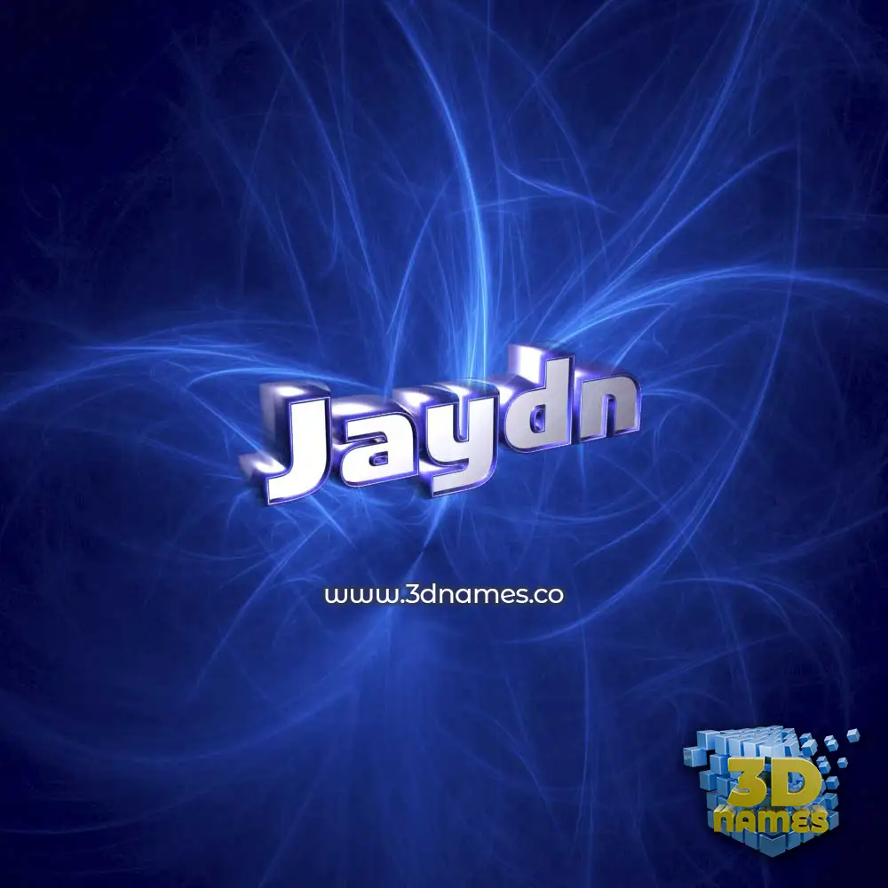 jaydn in Plasma style - 3D name wallpaper