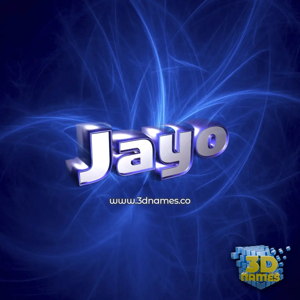 jayo in Plasma style - 3D name wallpaper