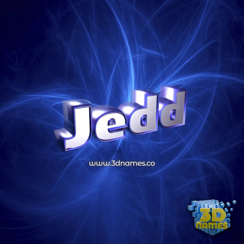 jedd in Plasma style - 3D name wallpaper