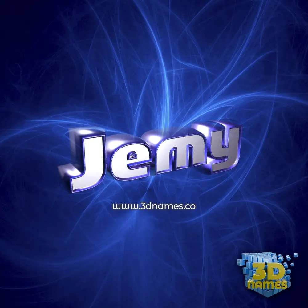 jemy in Plasma style - 3D name wallpaper
