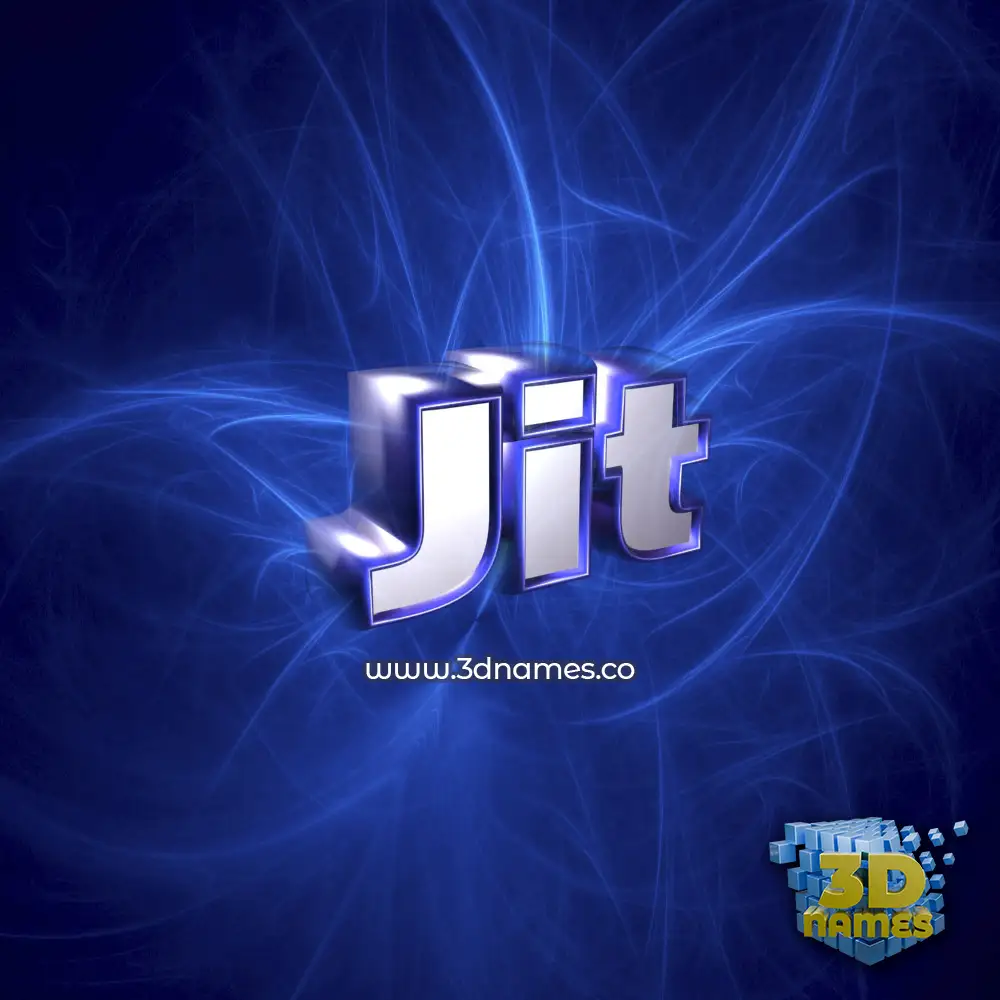 jit in Plasma style - 3D name wallpaper