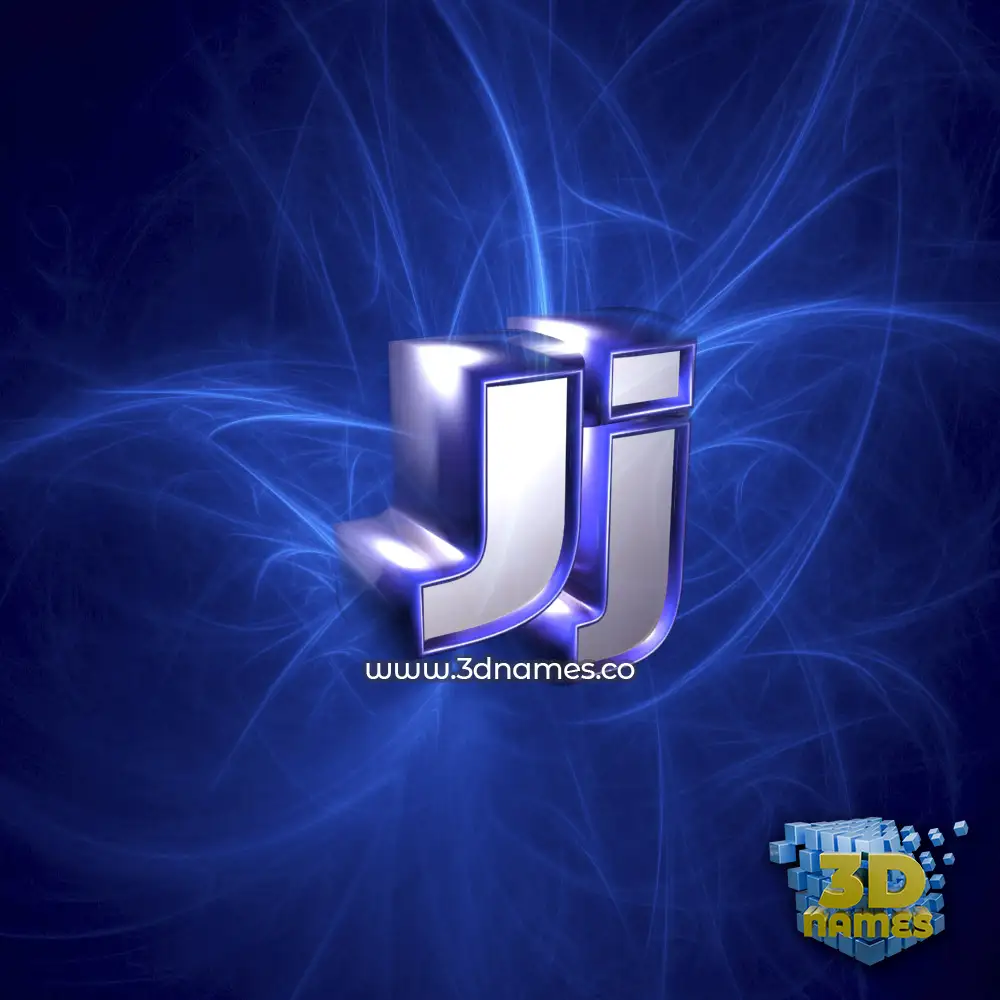 jj in Plasma style - 3D name wallpaper