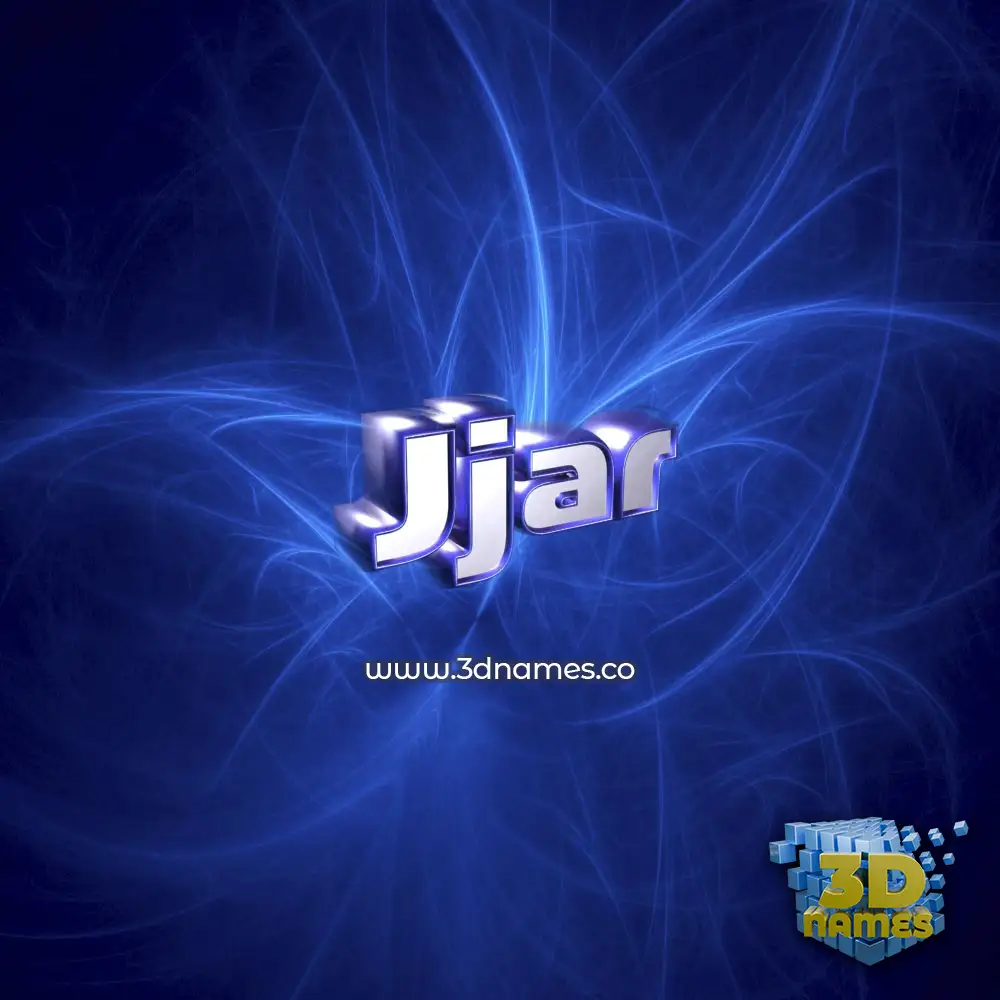 jjar in Plasma style - 3D name wallpaper