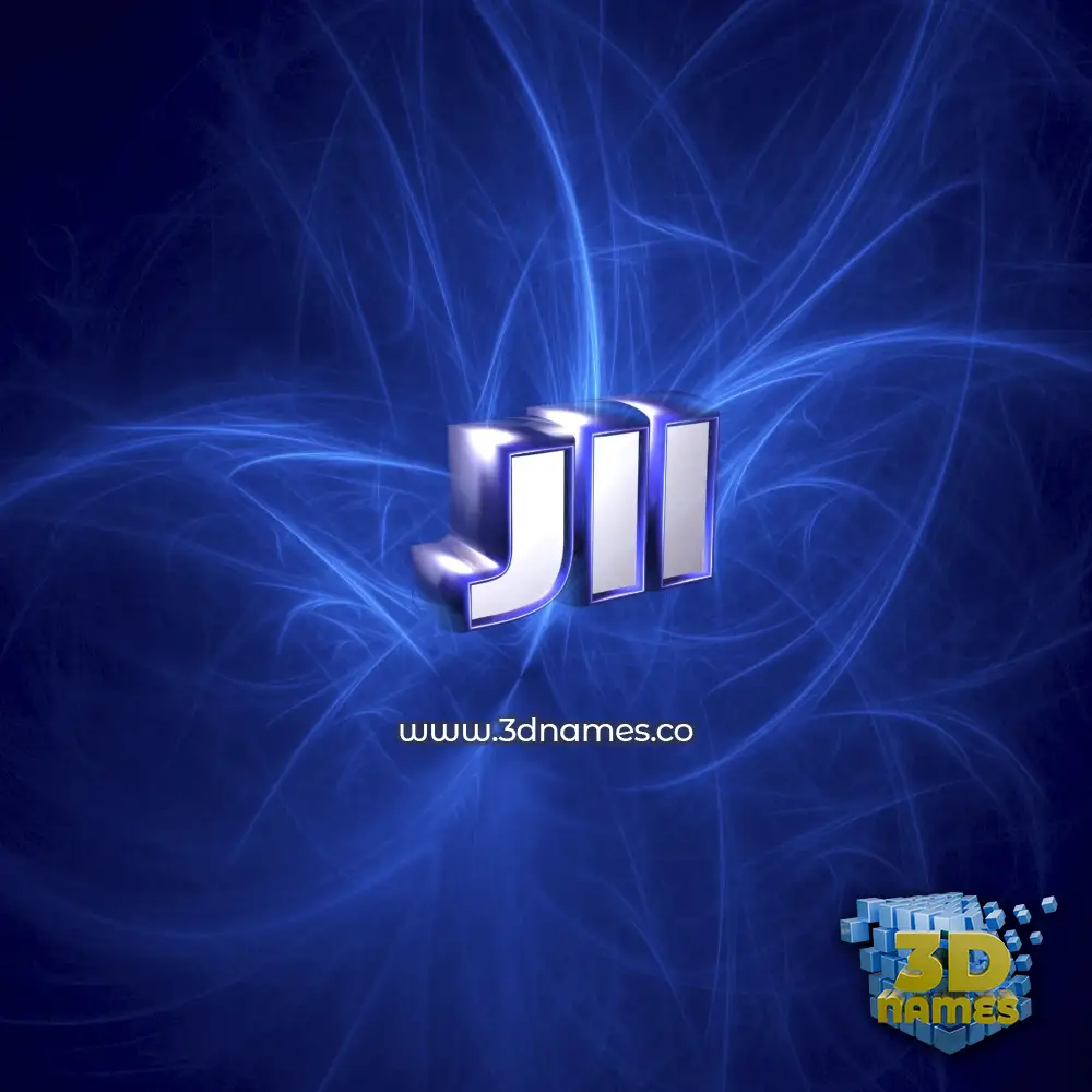 jll in Plasma style - 3D name wallpaper