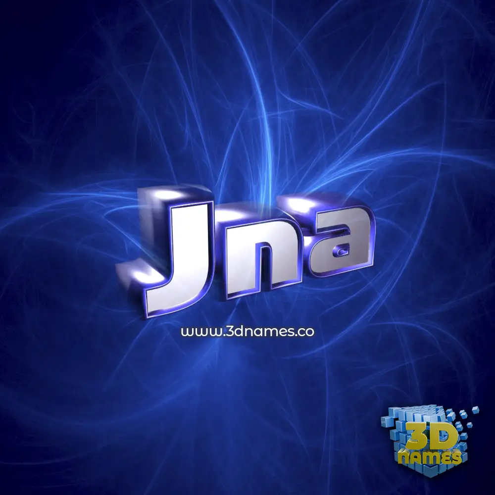 jna in Plasma style - 3D name wallpaper