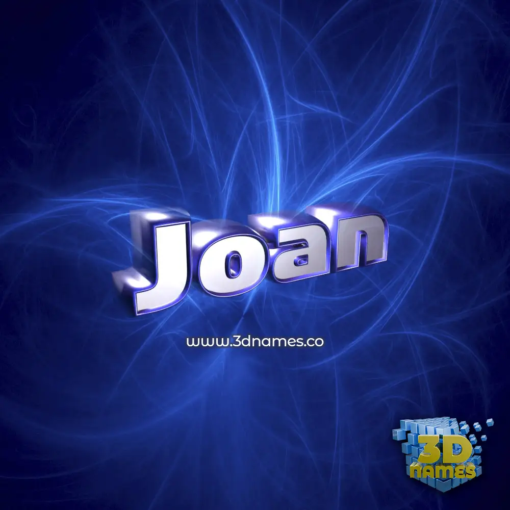 joan in Plasma style - 3D name wallpaper