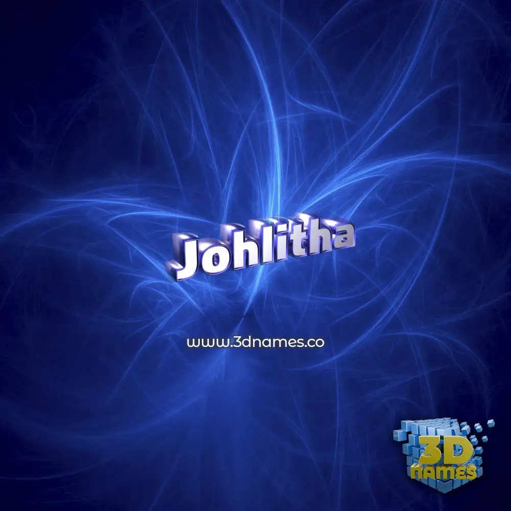 johlitha in Plasma style - 3D name wallpaper