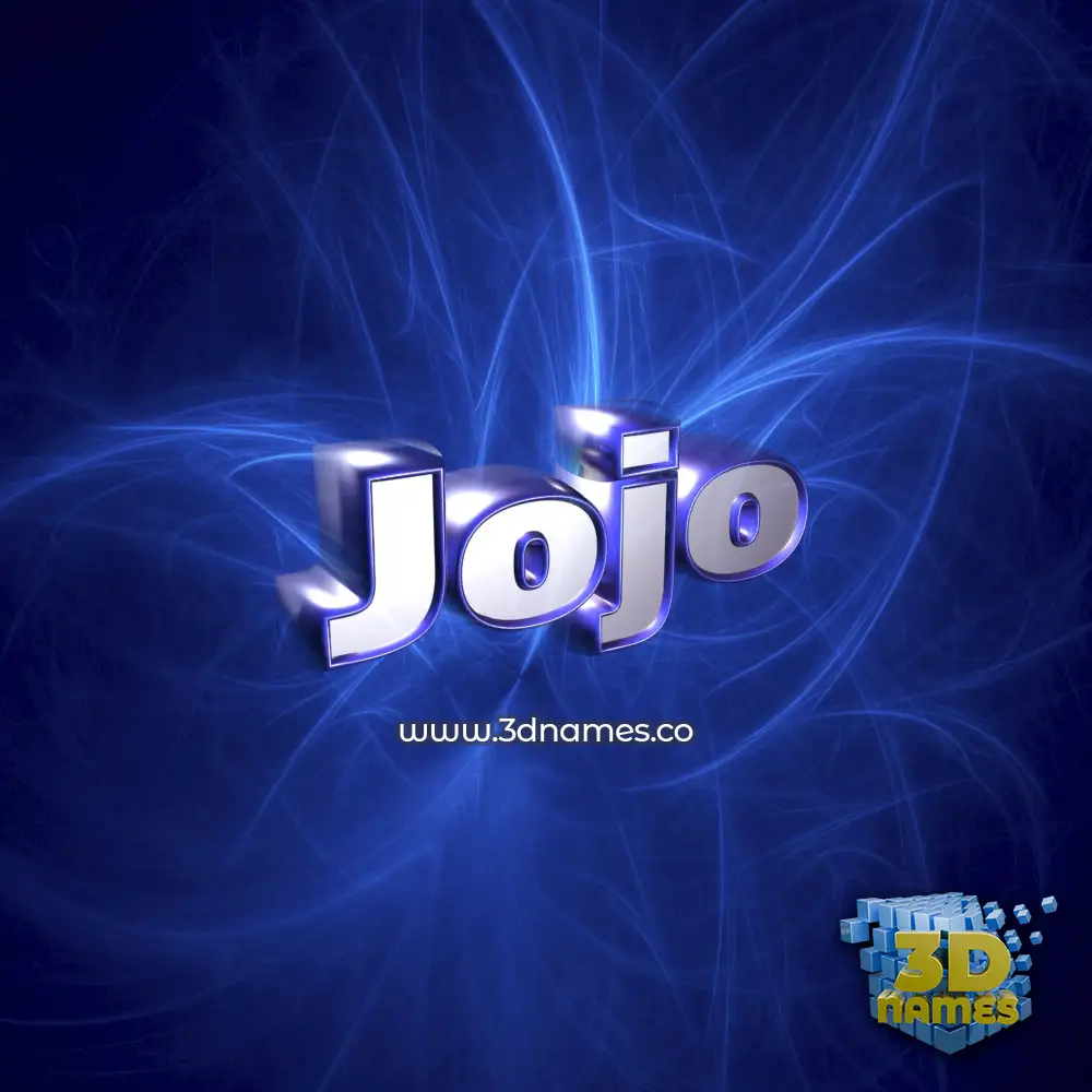jojo in Plasma style - 3D name wallpaper