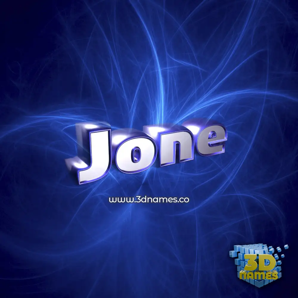 jone in Plasma style - 3D name wallpaper