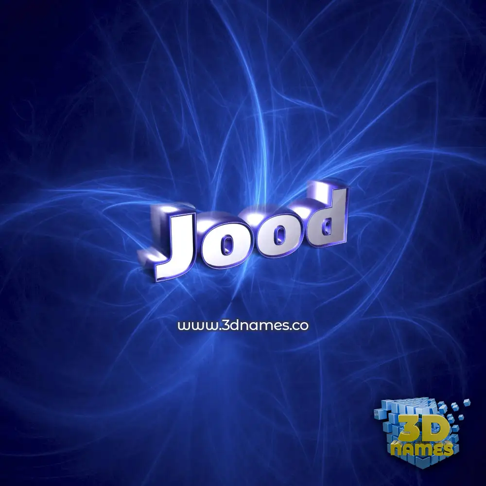 jood in Plasma style - 3D name wallpaper