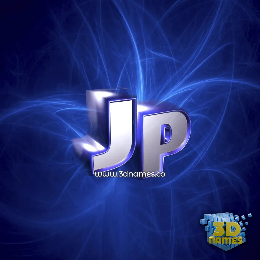 jp in Plasma style - 3D name wallpaper