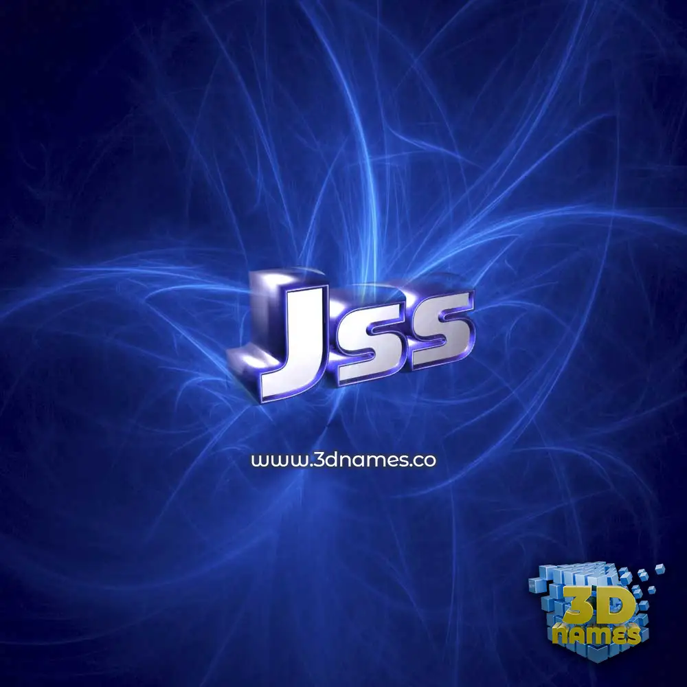 jss in Plasma style - 3D name wallpaper