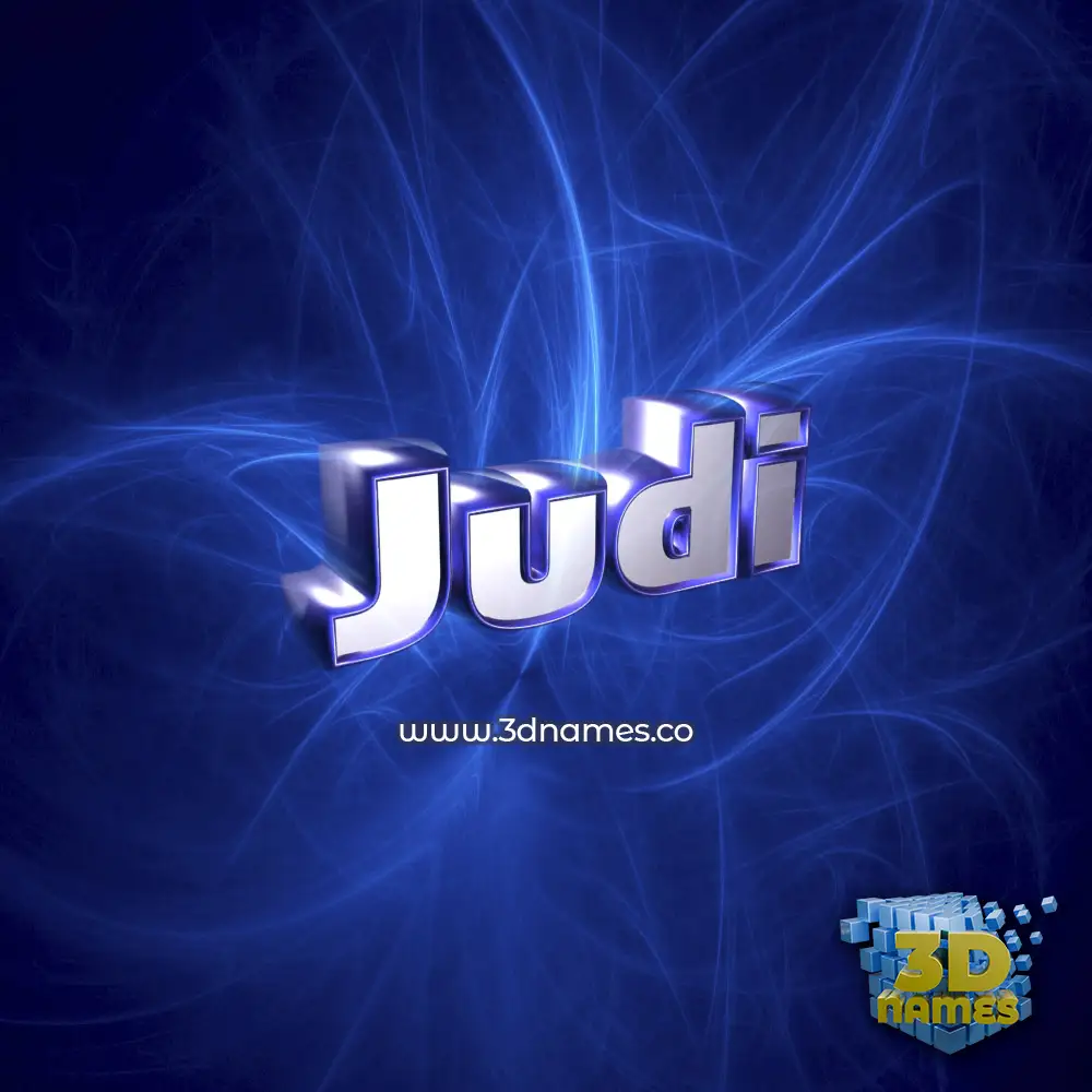 judi in Plasma style - 3D name wallpaper