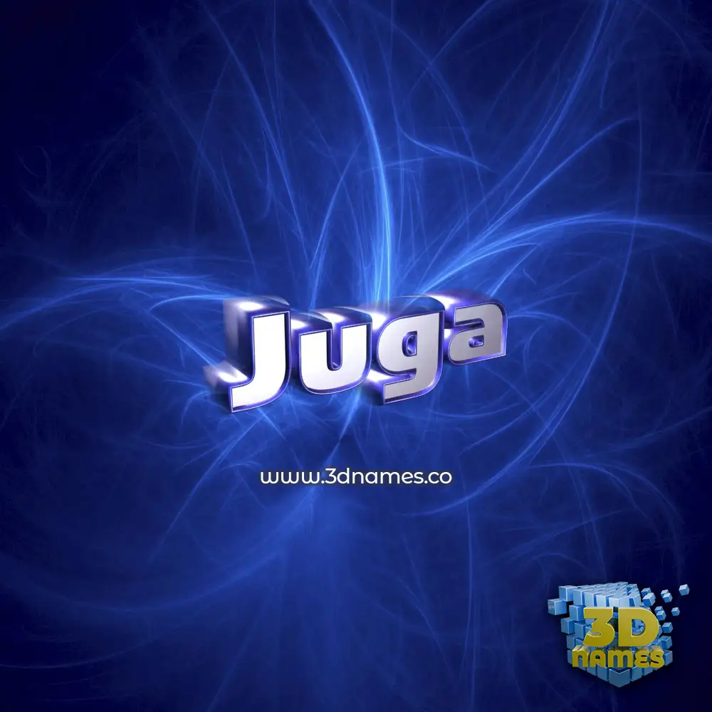 juga in Plasma style - 3D name wallpaper