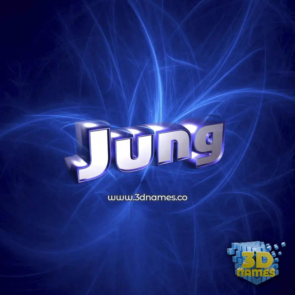 jung in Plasma style - 3D name wallpaper