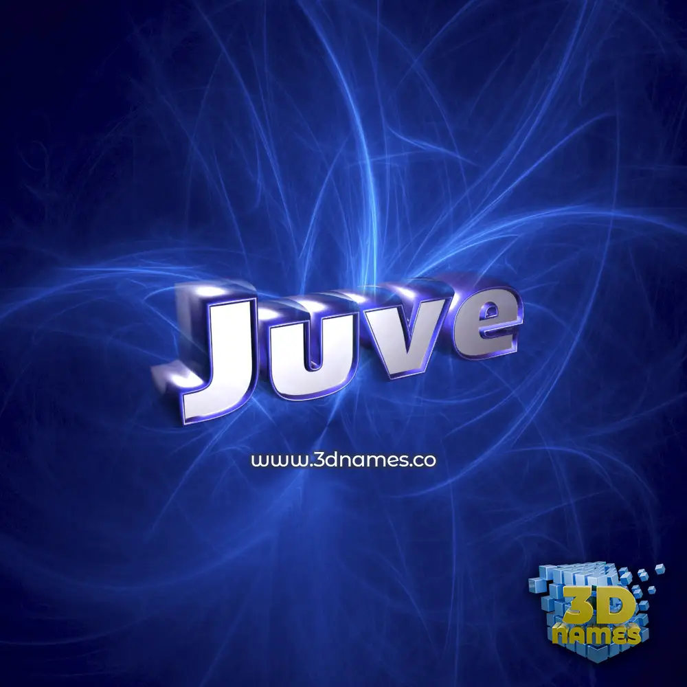 juve in Plasma style - 3D name wallpaper