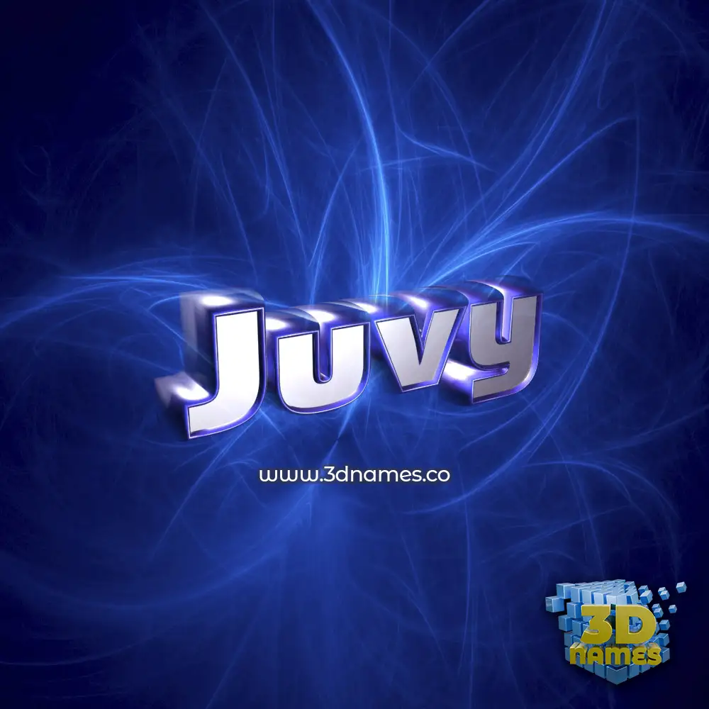 juvy in Plasma style - 3D name wallpaper