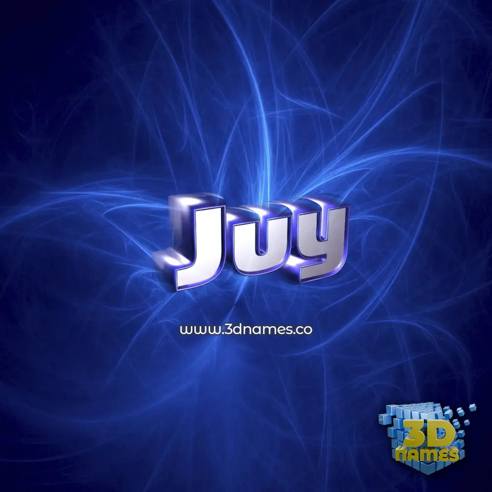 juy in Plasma style - 3D name wallpaper
