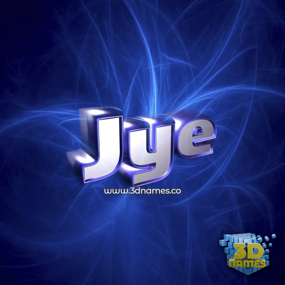 jye in Plasma style - 3D name wallpaper