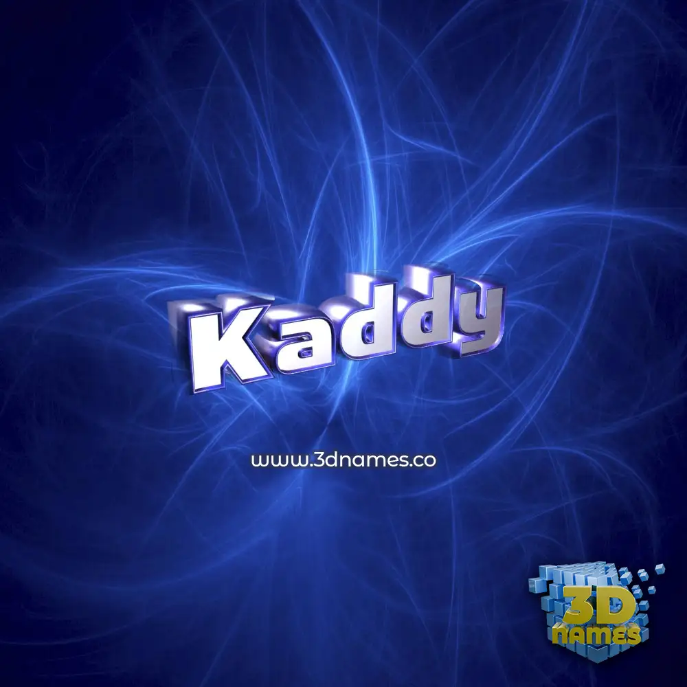 kaddy in Plasma style - 3D name wallpaper