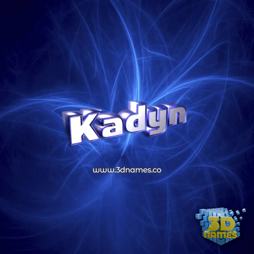 kadyn in Plasma style - 3D name wallpaper