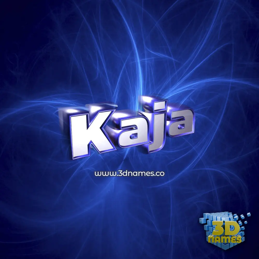 kaja in Plasma style - 3D name wallpaper