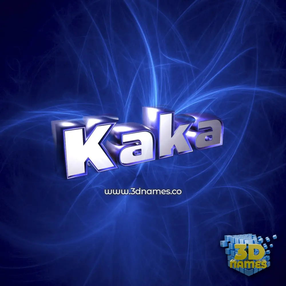 kaka in Plasma style - 3D name wallpaper