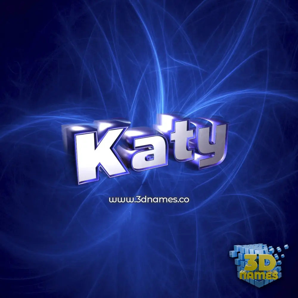 katy in Plasma style - 3D name wallpaper