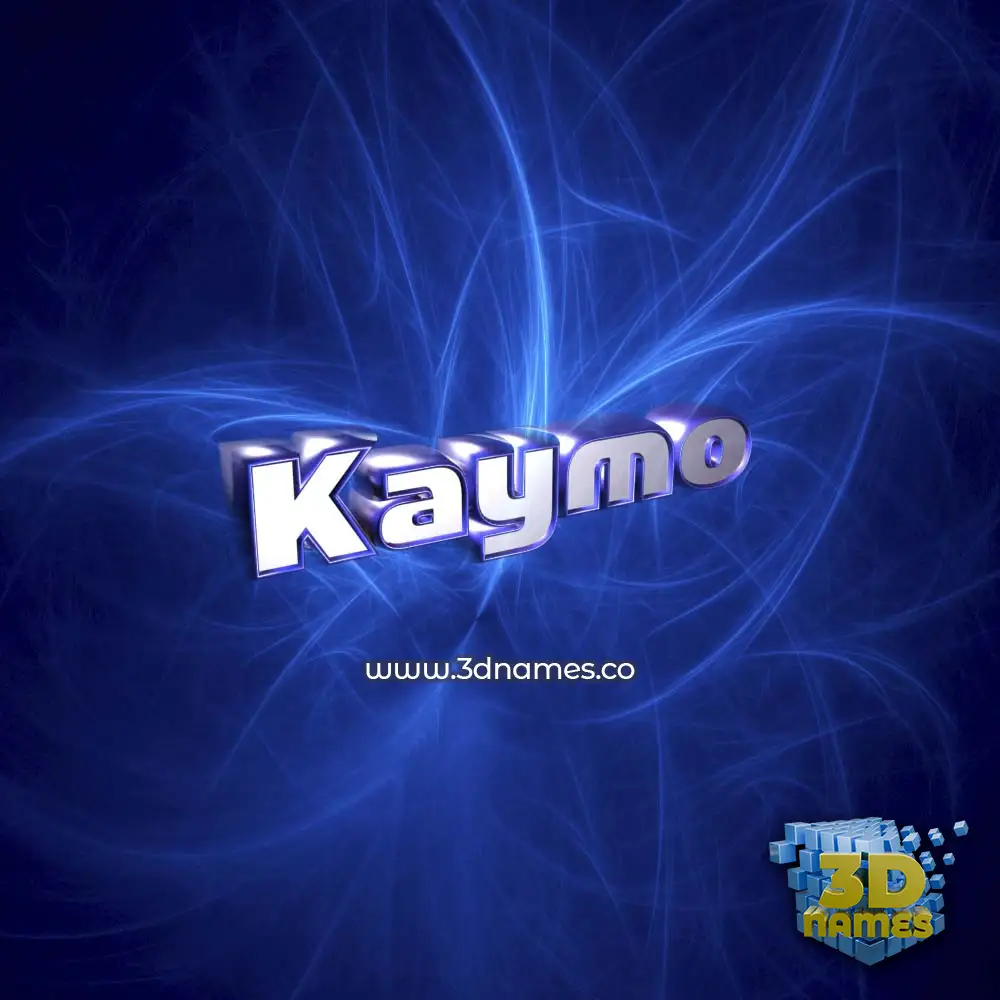 kaymo in Plasma style - 3D name wallpaper