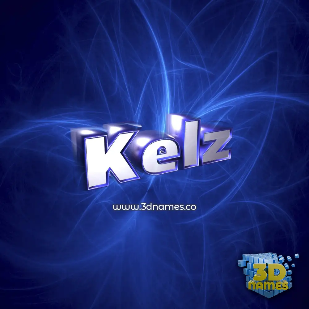 kelz in Plasma style - 3D name wallpaper