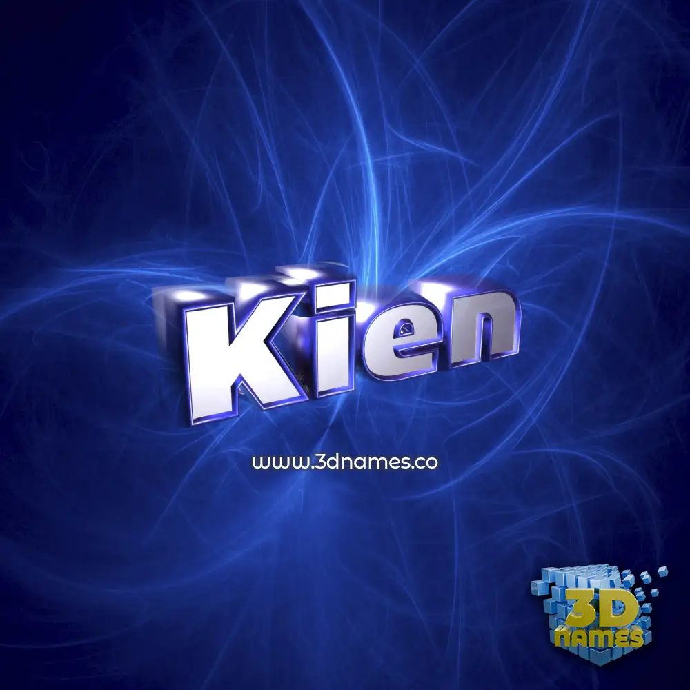 kien in Plasma style - 3D name wallpaper