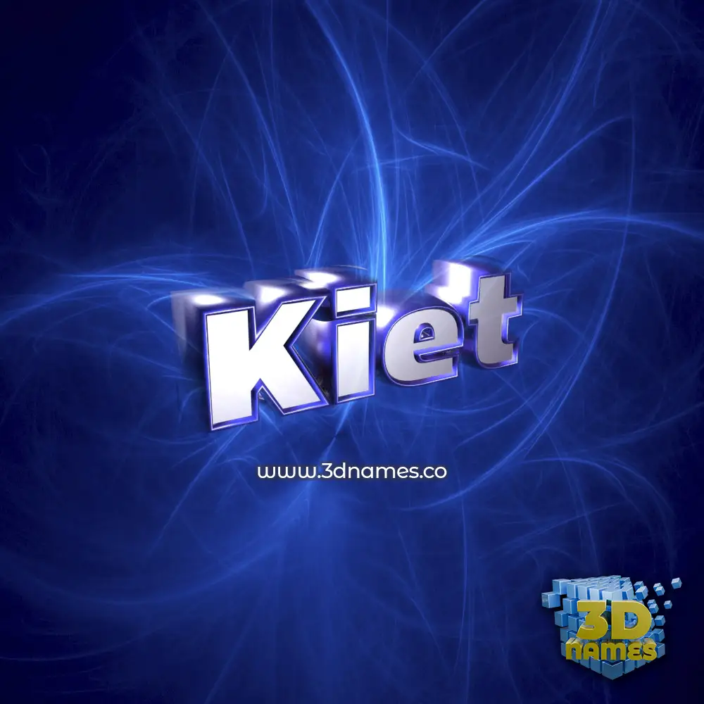 kiet in Plasma style - 3D name wallpaper