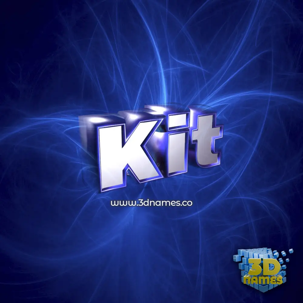 kit in Plasma style - 3D name wallpaper