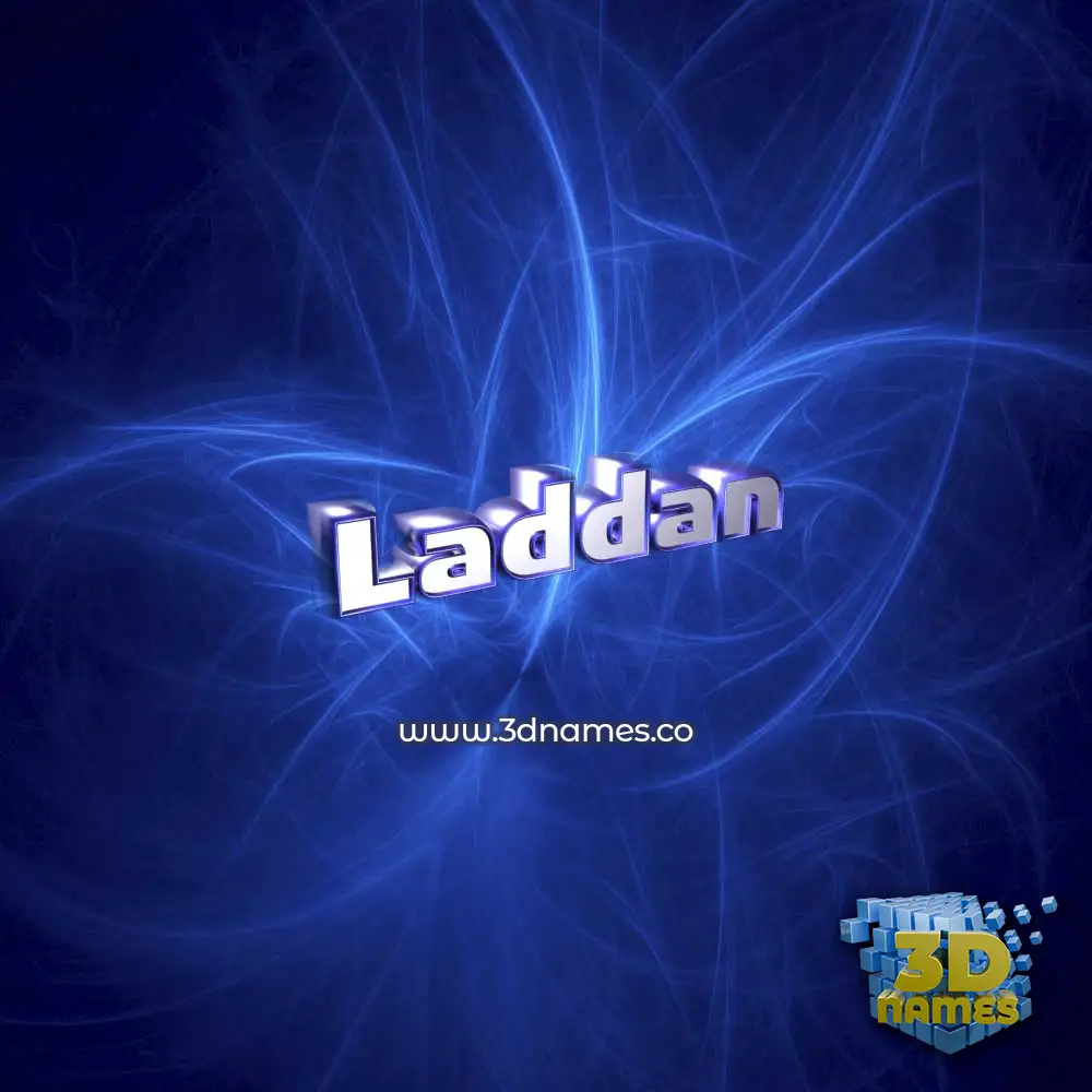 laddan in Plasma style - 3D name wallpaper